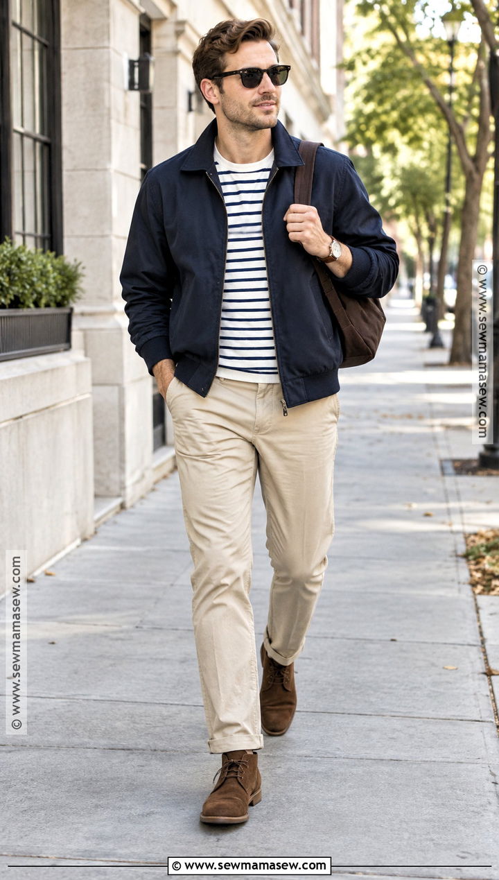 Harrington Jacket Fall Outfit - 20 fall style ideas for men