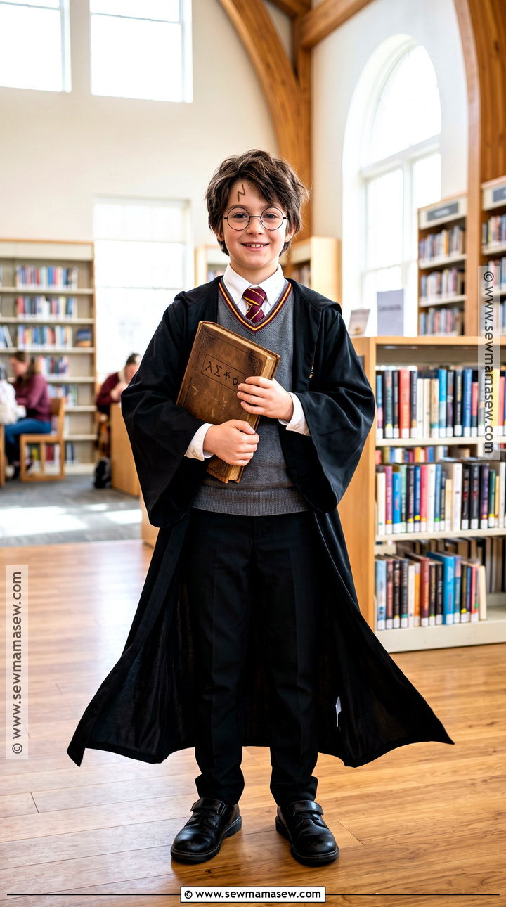 Harry Potter Costume With School Robe - 30 boys book character costumes