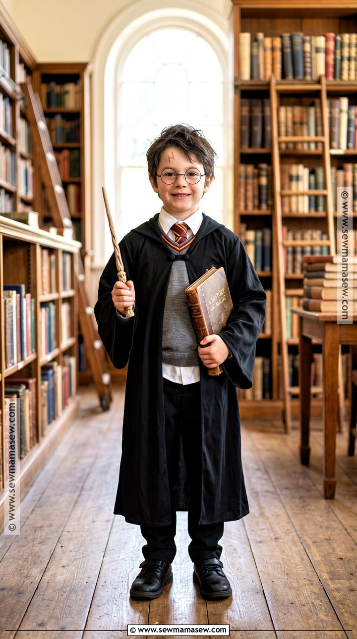 Harry Potter Costume With School Robe - 30 easy book character costumes for kids