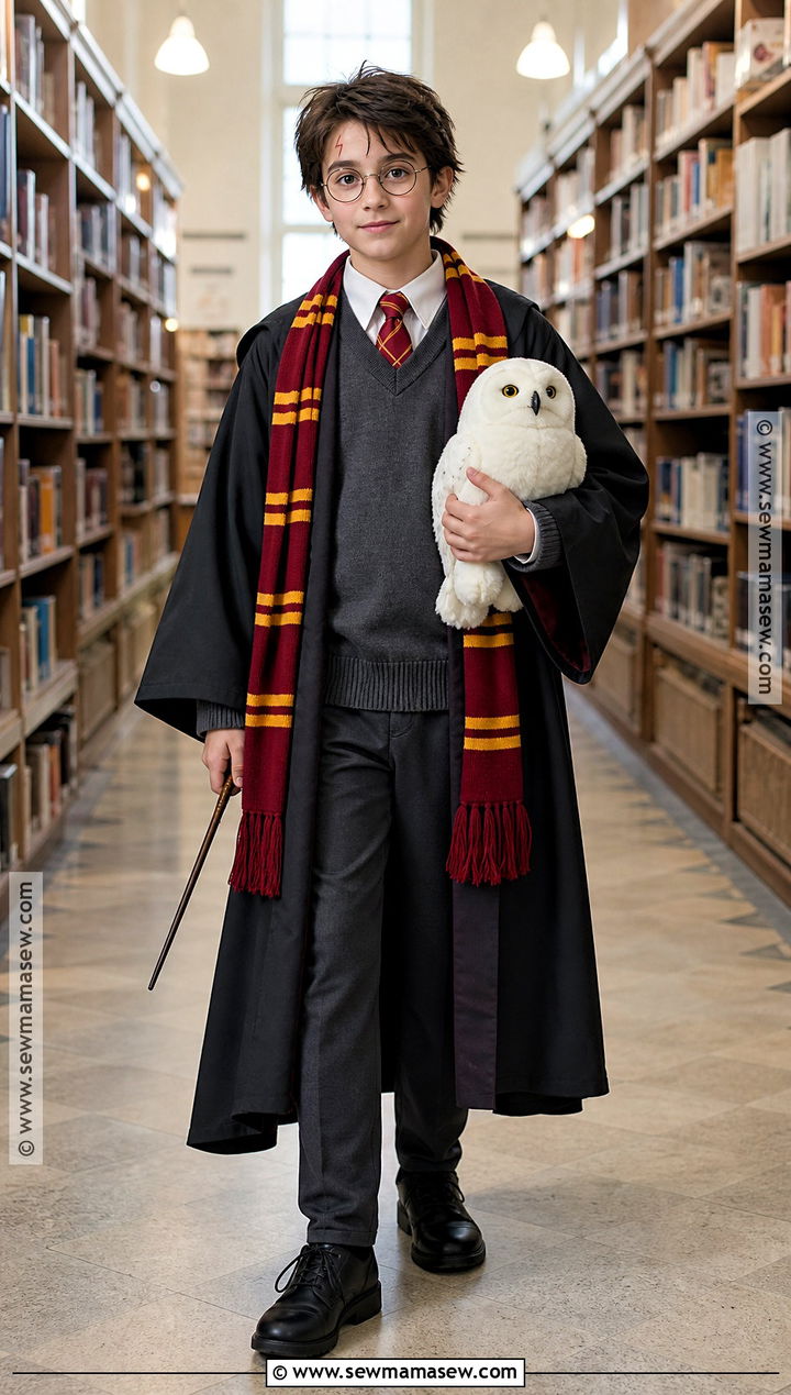 Harry Potter Costume With School Robe - 35 book character dress up ideas
