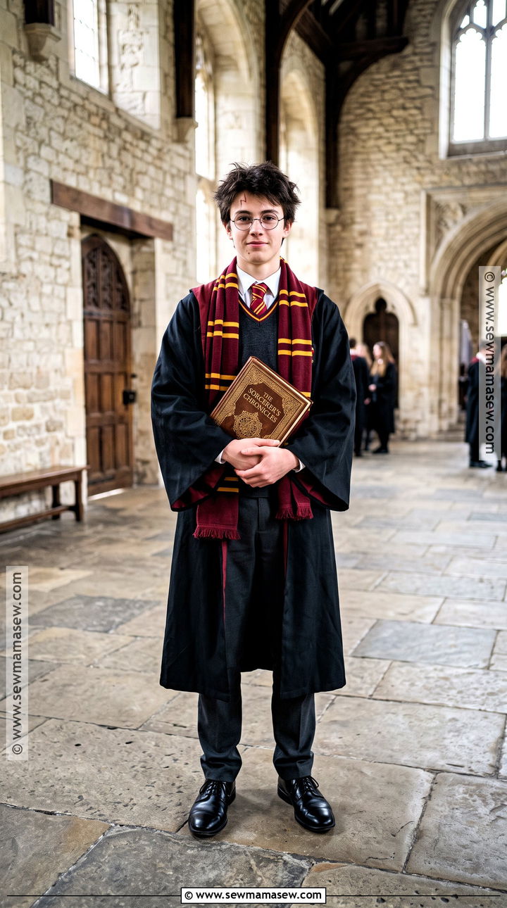 Harry Potter Costume With School Robe - 30 book character dress up day ideas