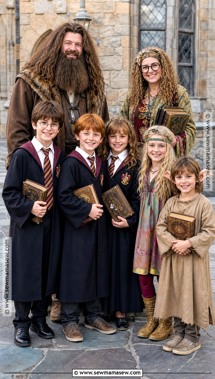 Harry Potter Family Costume For Six - 30 family of 6 halloween costumes