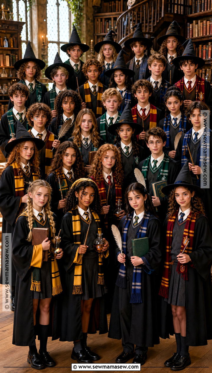 Harry Potter House Group Costume - 35 big group costume ideas