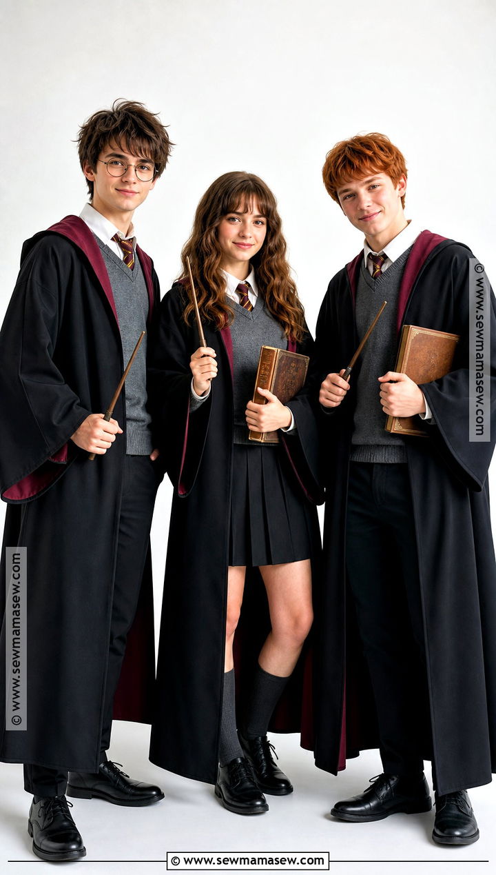 Harry Potter Trio Costume - 35 Trio Outfits Halloween