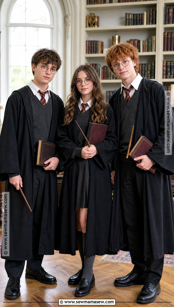 Harry Potter Trio Costume - 45 iconic trio halloween costumes