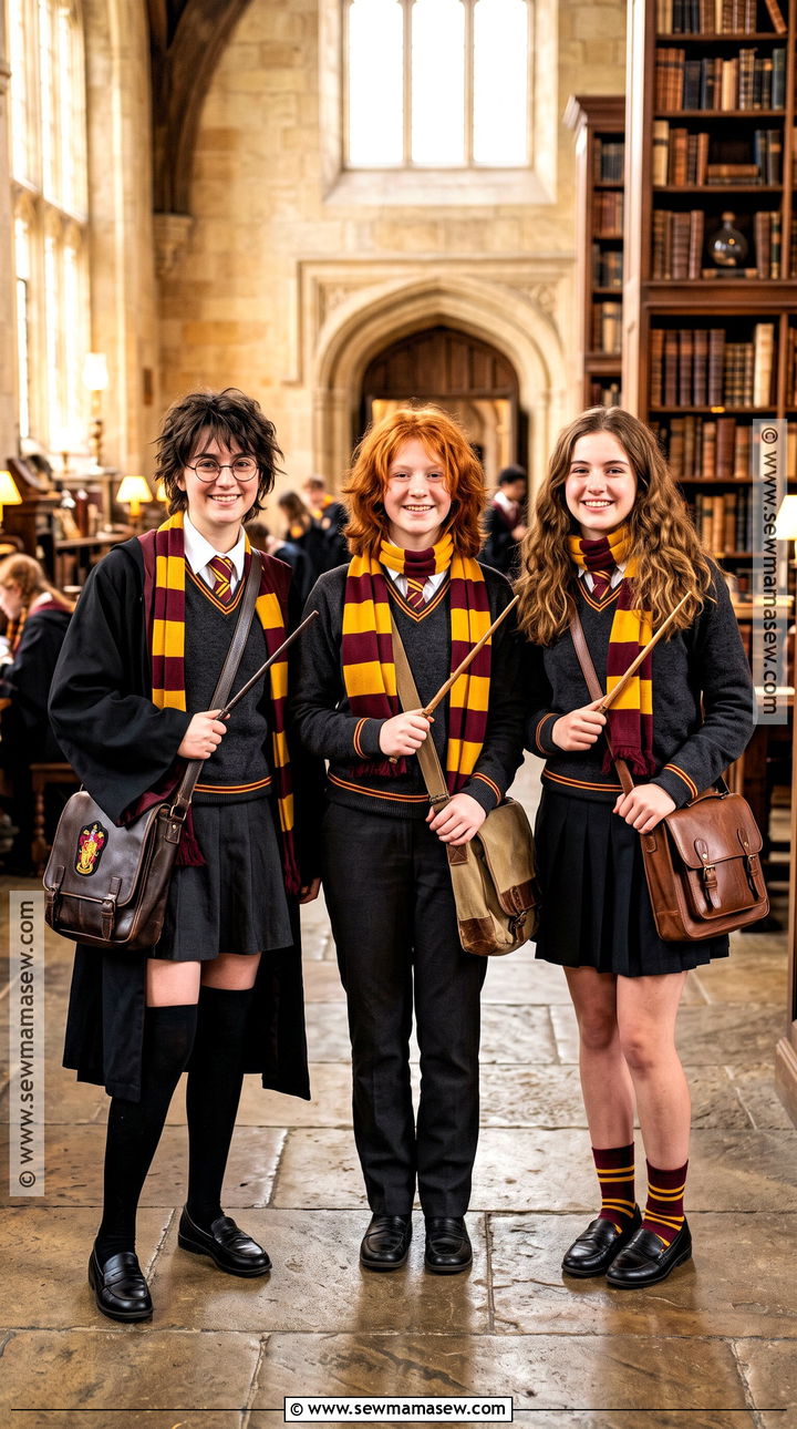 Harry Ron And Hermione Trio Costume - 30 easy trio costumes