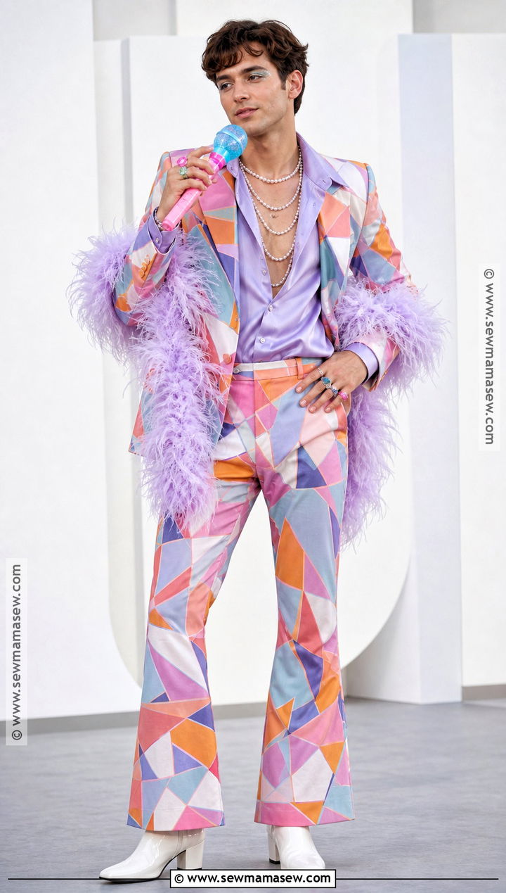 Harry Styles Colorful Suit Celebrity Costume - 30 halloween costumes celebrities