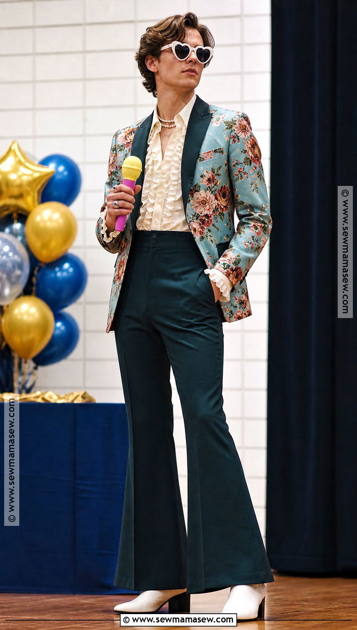 Harry Styles Colorful Suit Costume - 30 celebrity costumes spirit week