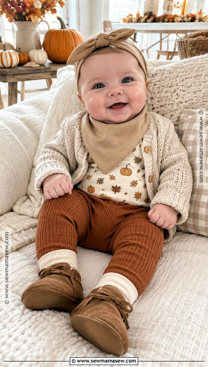 Harvest Bodysuit And Leggings Thanksgiving Outfit - 15 3 month thanksgiving outfit ideas