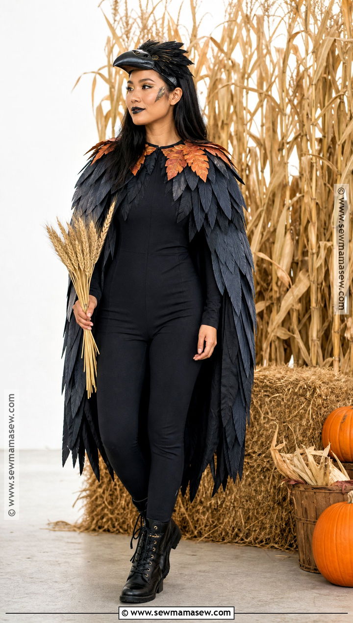 Harvest Crow Costume - 30 autumn costume ideas