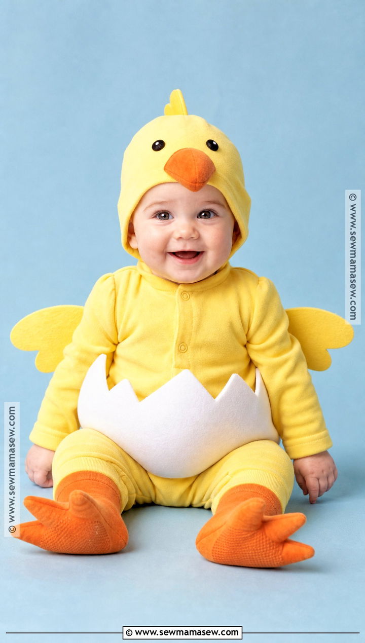 Hatching Baby Chicken Costume - 30 baby chicken costume ideas