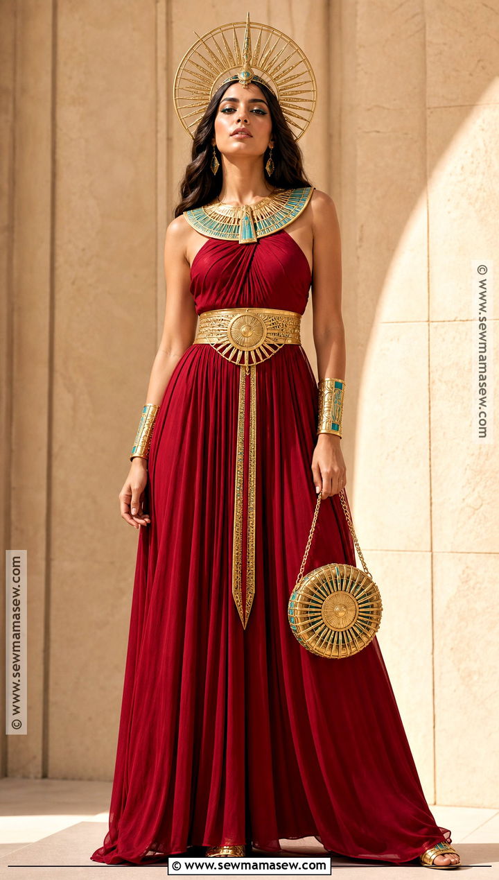 Hathor Sun Goddess Costume - 35 Goddess Halloween Costume Ideas