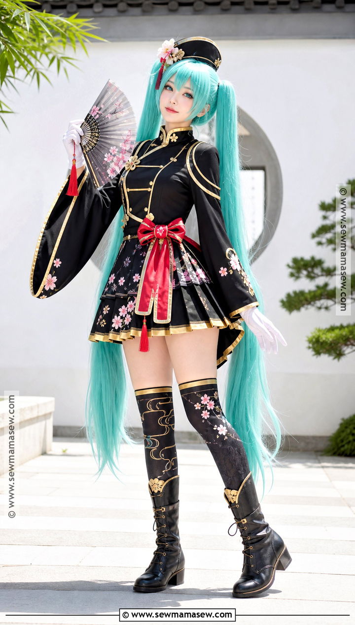 Hatsune Miku Senbonzakura Cosplay With Kimono Dress - 30 seeu cosplay ideas