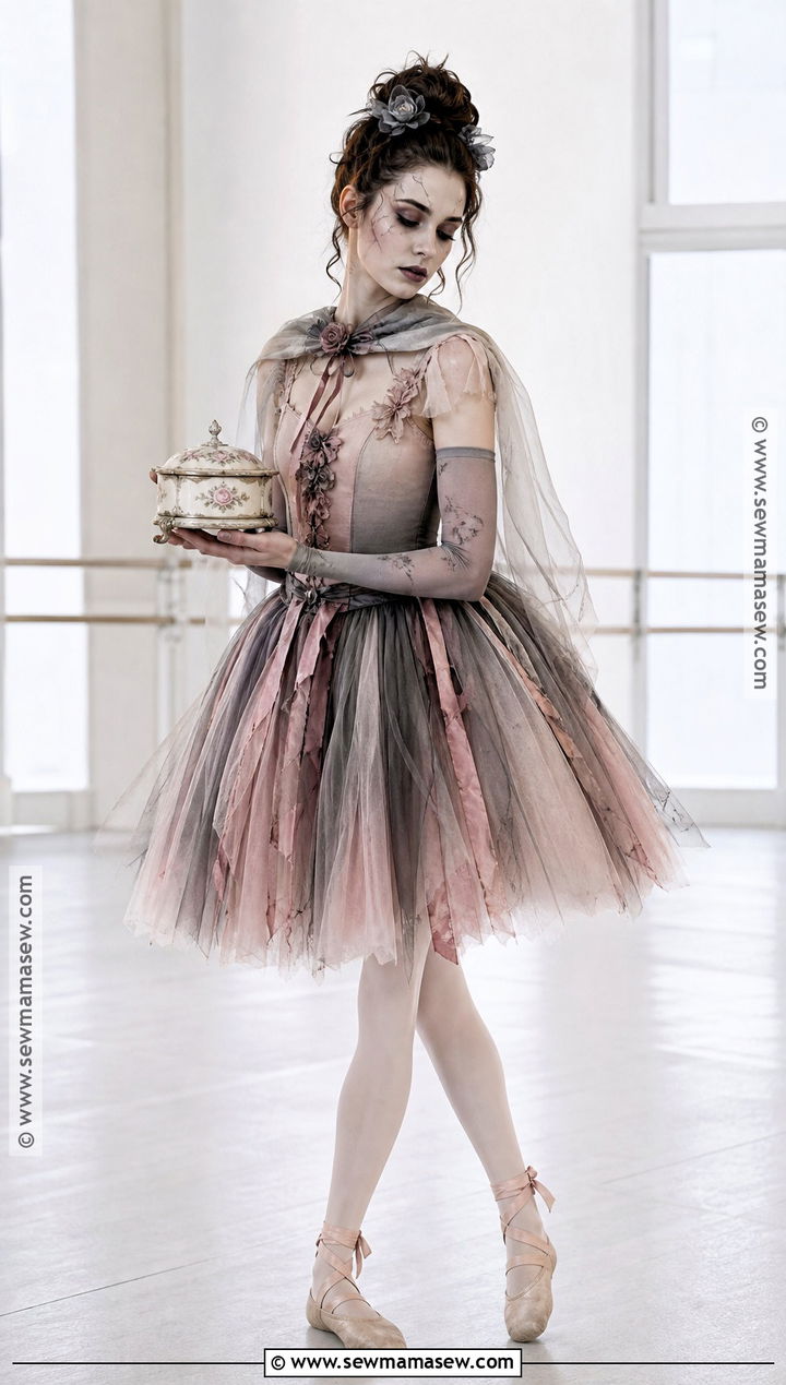 Haunted Ballerina Costume - 40 scary halloween costume ideas