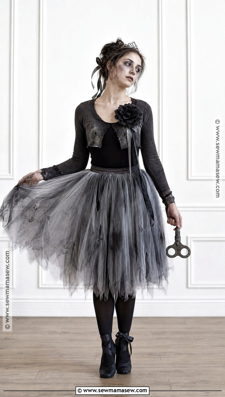 Haunted Ballerina Costume - 35 alt halloween costume ideas