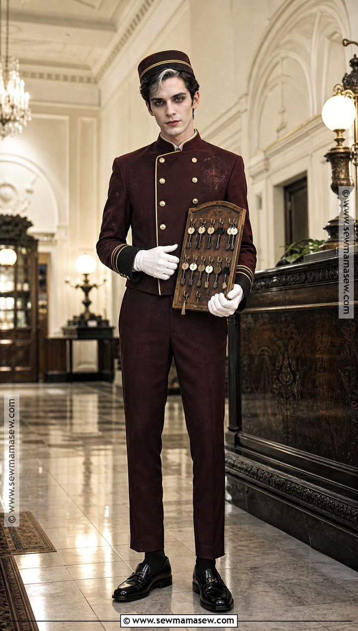 Haunted Bellhop Costume - 40 scary halloween costume ideas