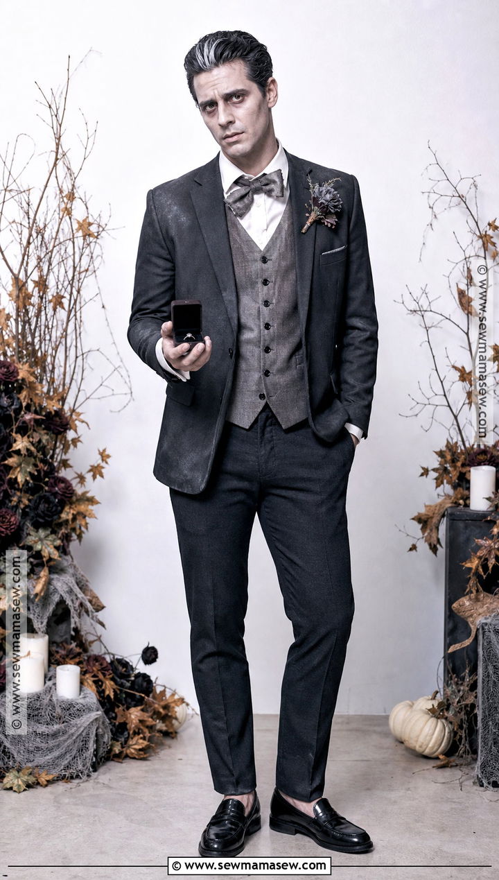 Haunted Groom Costume With Faded Tuxedo - 50 scary halloween costume ideas