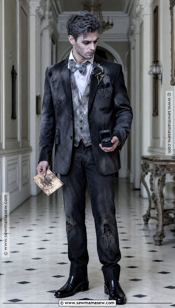 Haunted Groom Horror Costume - 40 horror costume ideas