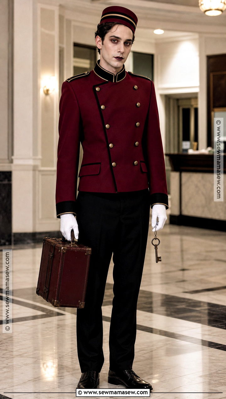 Haunted Hotel Bellhop Costume - 45 scary costumes