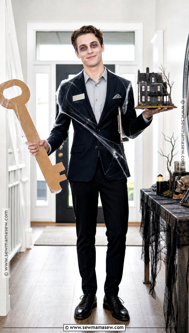 Haunted House Realtor Costume - 40 original halloween costumes