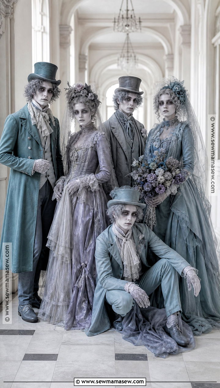Haunted Mansion Ghosts Disney Group Costume - 30 disney group costumes