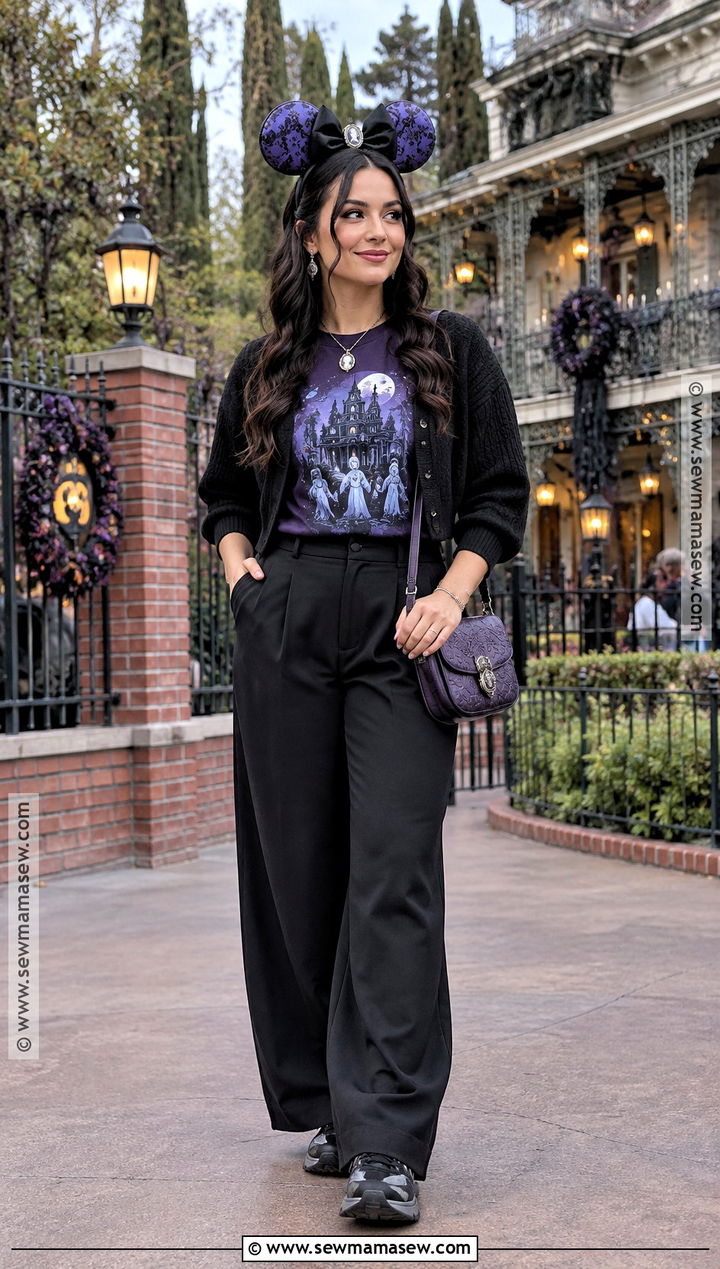 Haunted Mansion Purple Disneyland October Outfit - 20 Disneyland October Outfits