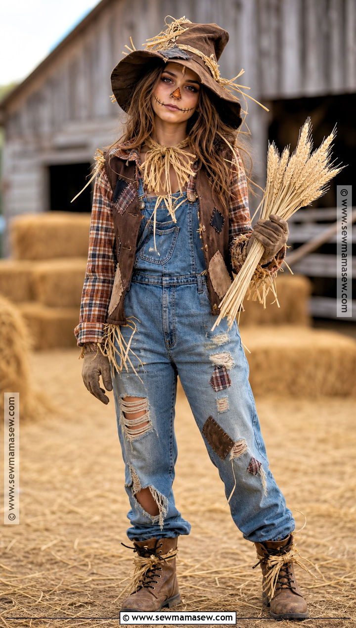 Haunted Scarecrow Cosplay - 30 scary cosplay ideas