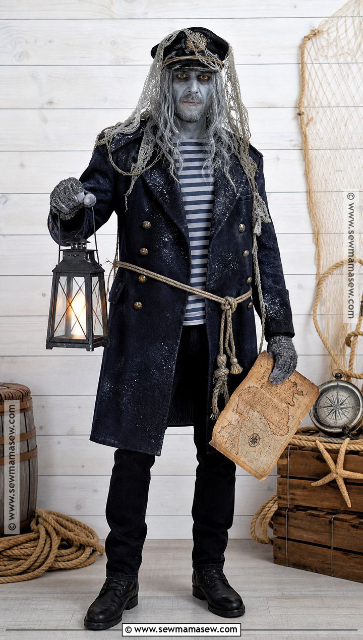 Haunted Sea Captain Costume - 40 scary halloween costume ideas