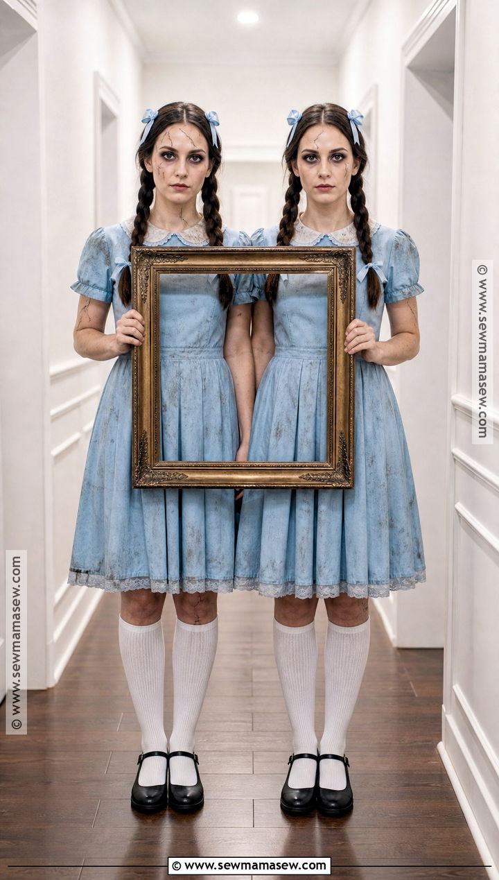 Haunted Twins Costume For Two People - 50 scary halloween costume ideas