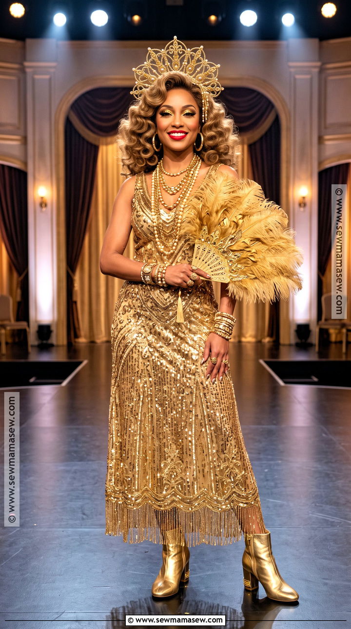 Hawa Hawai Gold Costume - 40 bollywood characters costumes