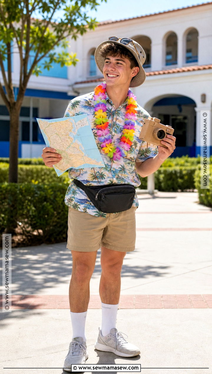 Hawaiian Tourist School Outfit - 30 hawaiian dress up day school ideas