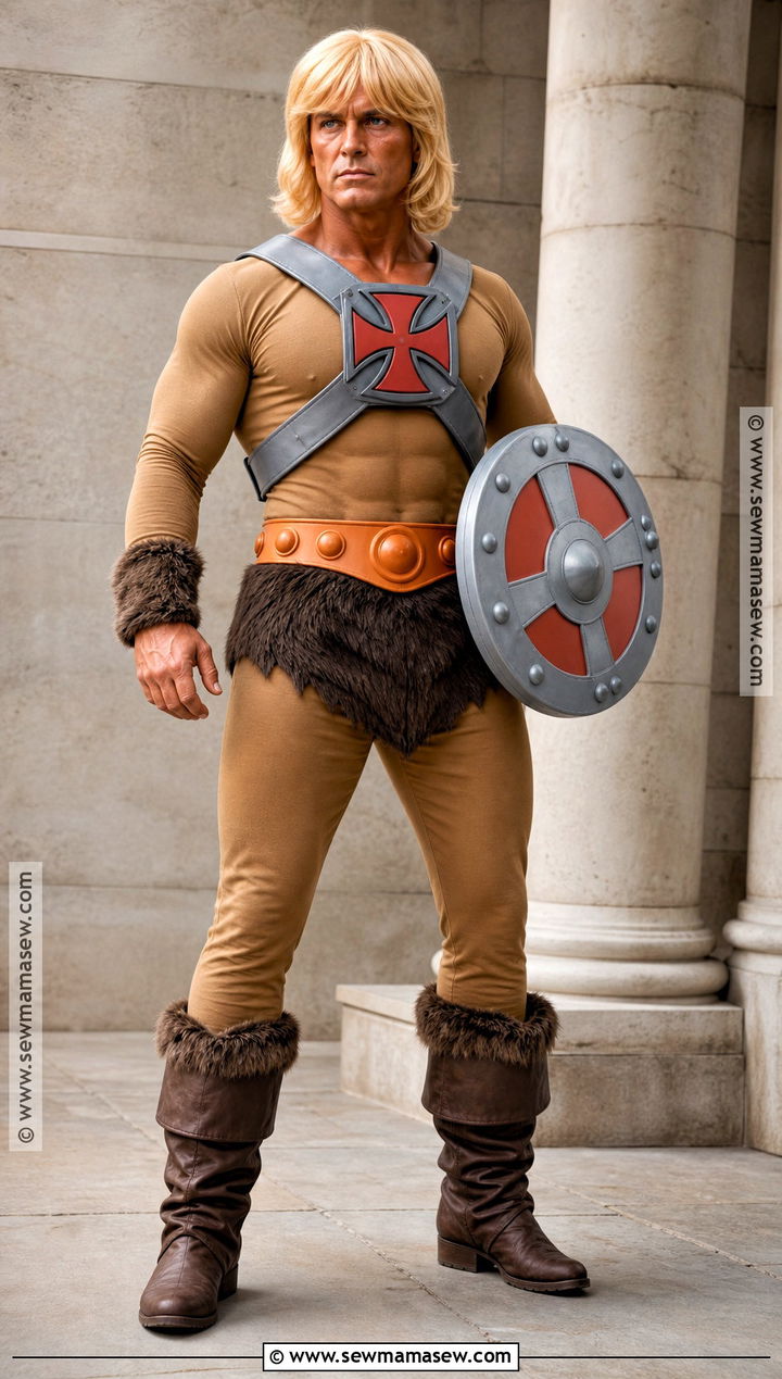 He Man Costume With Brown Boots - 30 childhood heroes costume ideas