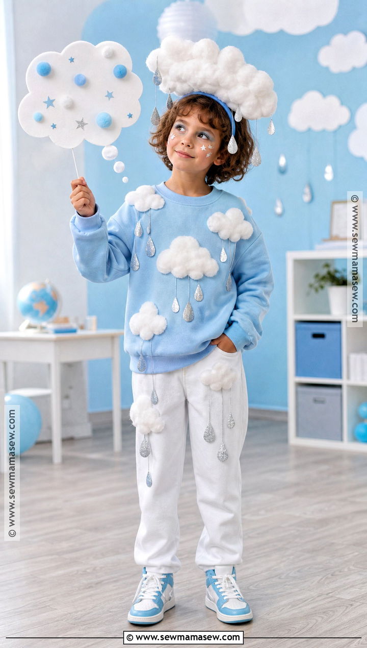Head In The Clouds Idiom Costume - 30 Idiom Dress Up Day Ideas