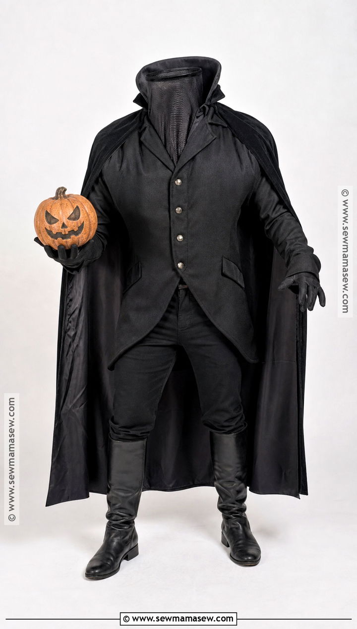 Headless Horse Rider Costume With Hidden Face - 50 scary halloween costume ideas
