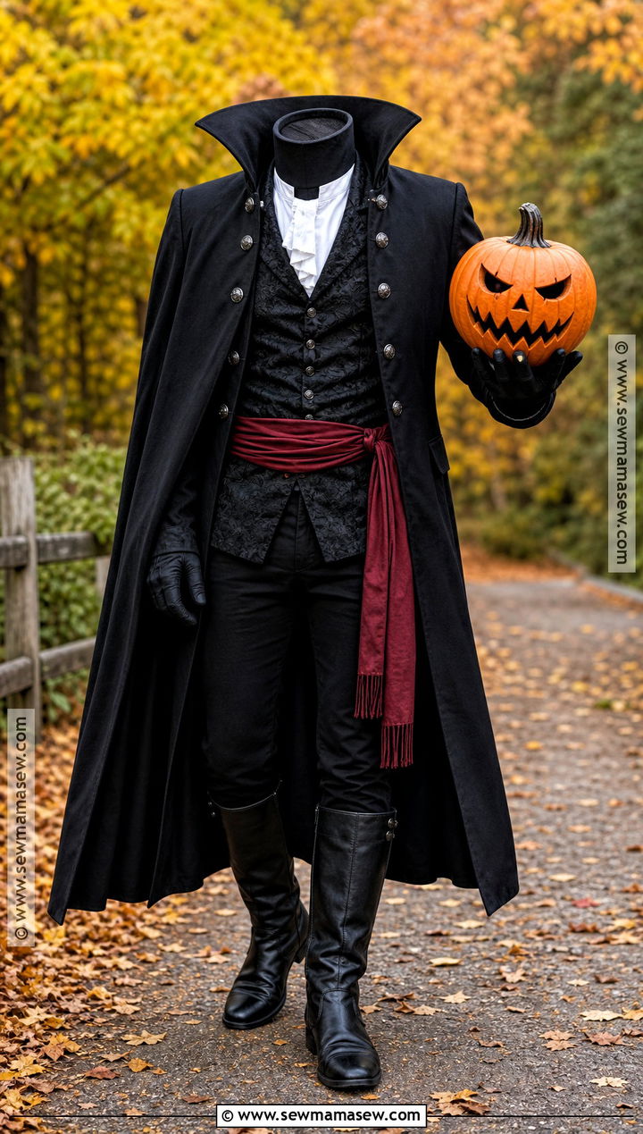 Headless Horseman Costume With Cape - 45 scary costumes