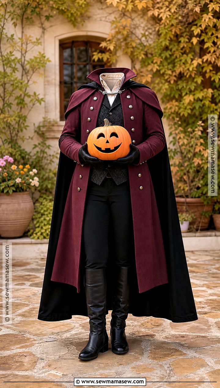 Headless Horseman Costume - 30 Tim Burton Characters Costumes