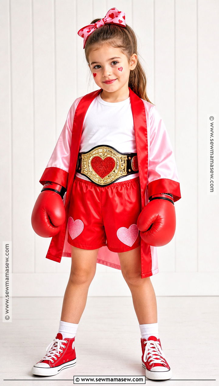 Heart Champion Boxer Costume - 30 boxer halloween costume ideas for girls