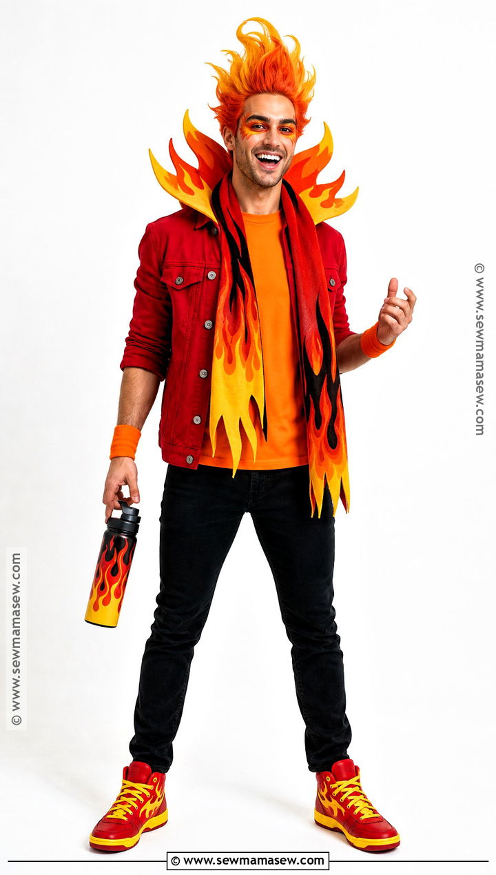 Heath Burns Fire Monster Costume - 50 monster high halloween costumes
