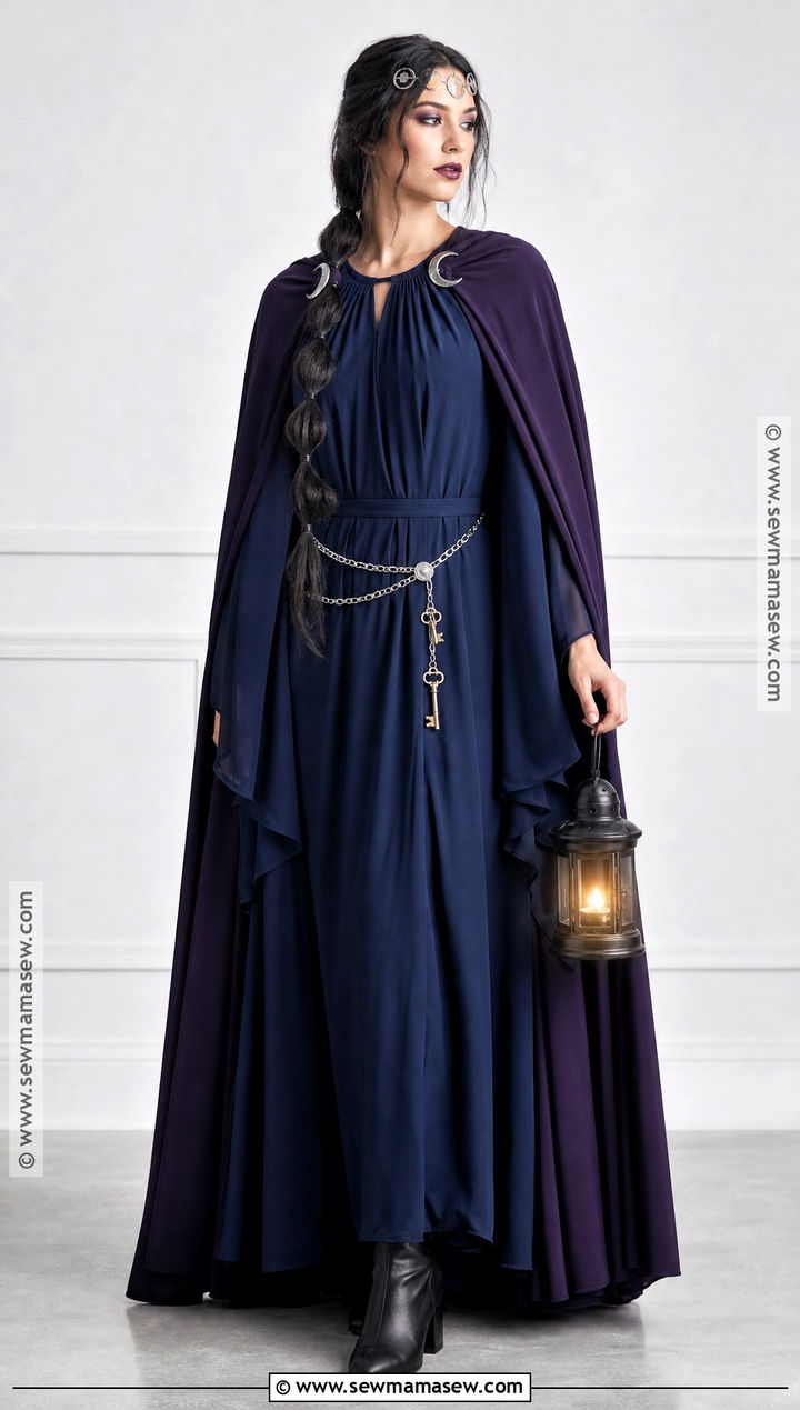 Hecate Greek Goddess Costume With Key Accessories - 30 greek gods costume ideas