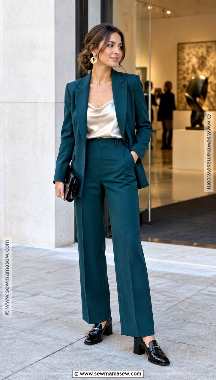 Heeled Loafer Fall Wedding Guest Suit Outfit - 15 fall shoes wedding guest
