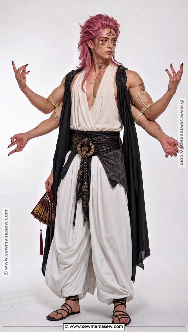 Heian Era Sukuna Cosplay With Four Arms - 45 sukuna cosplay ideas