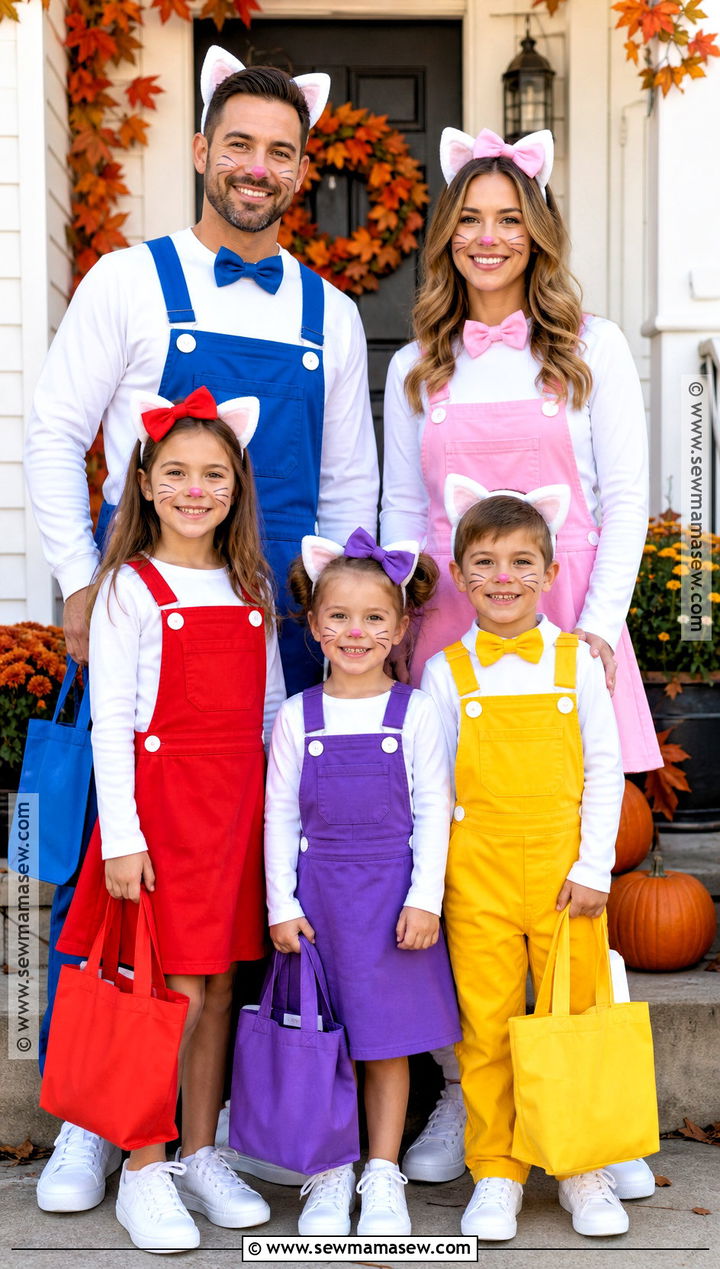 Hello Kitty Family Group Costume - 30 halloween costumes hello kitty
