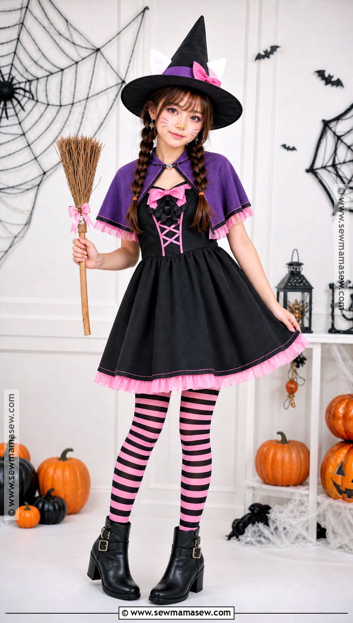 Hello Kitty Witch Costume - 30 halloween costumes hello kitty