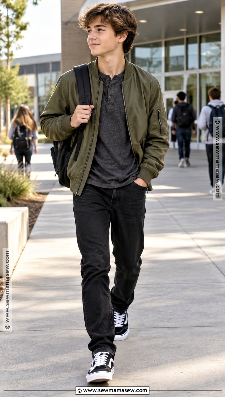 Henley Shirt With Black Jeans - 15 back to school shirts for boys