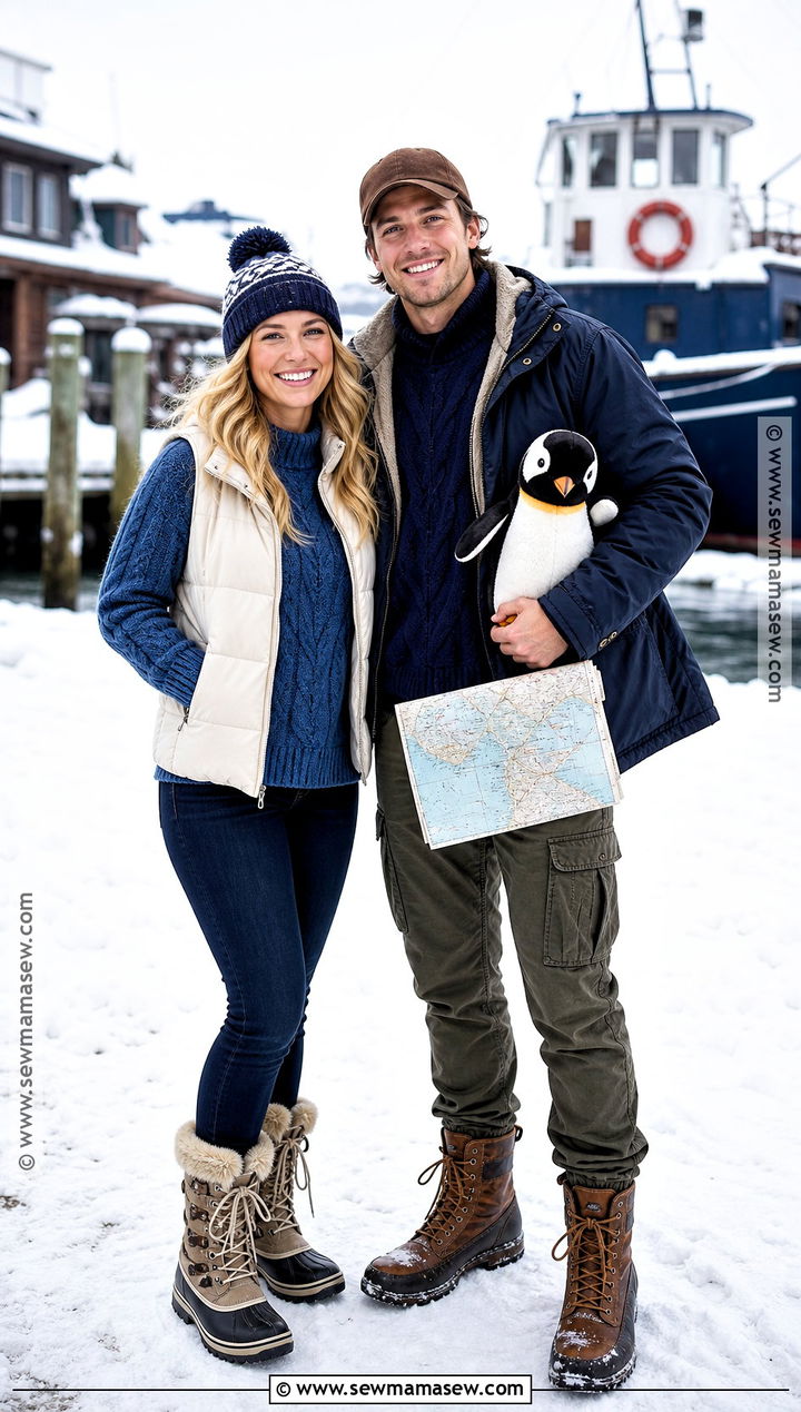 Henry And Lucy Arctic Boat Couple Costume - 30 50 first dates costumes