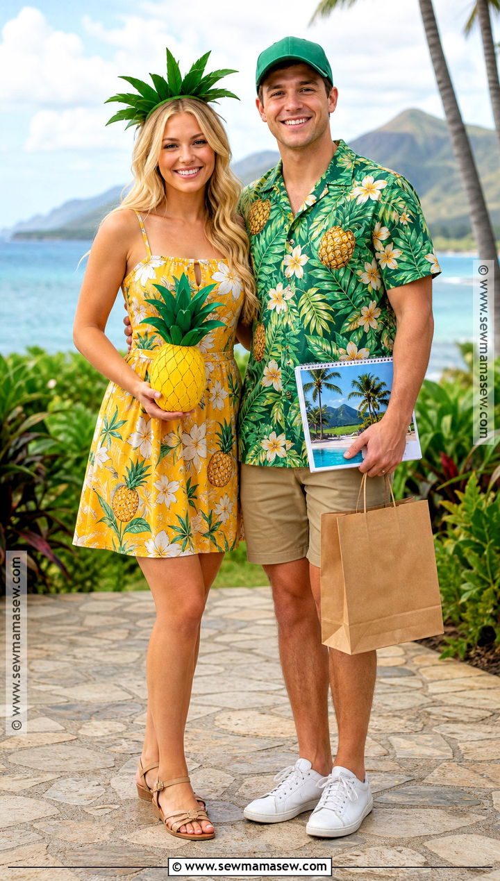 Henry And Lucy Pineapple Couple Costume - 30 50 first dates costumes