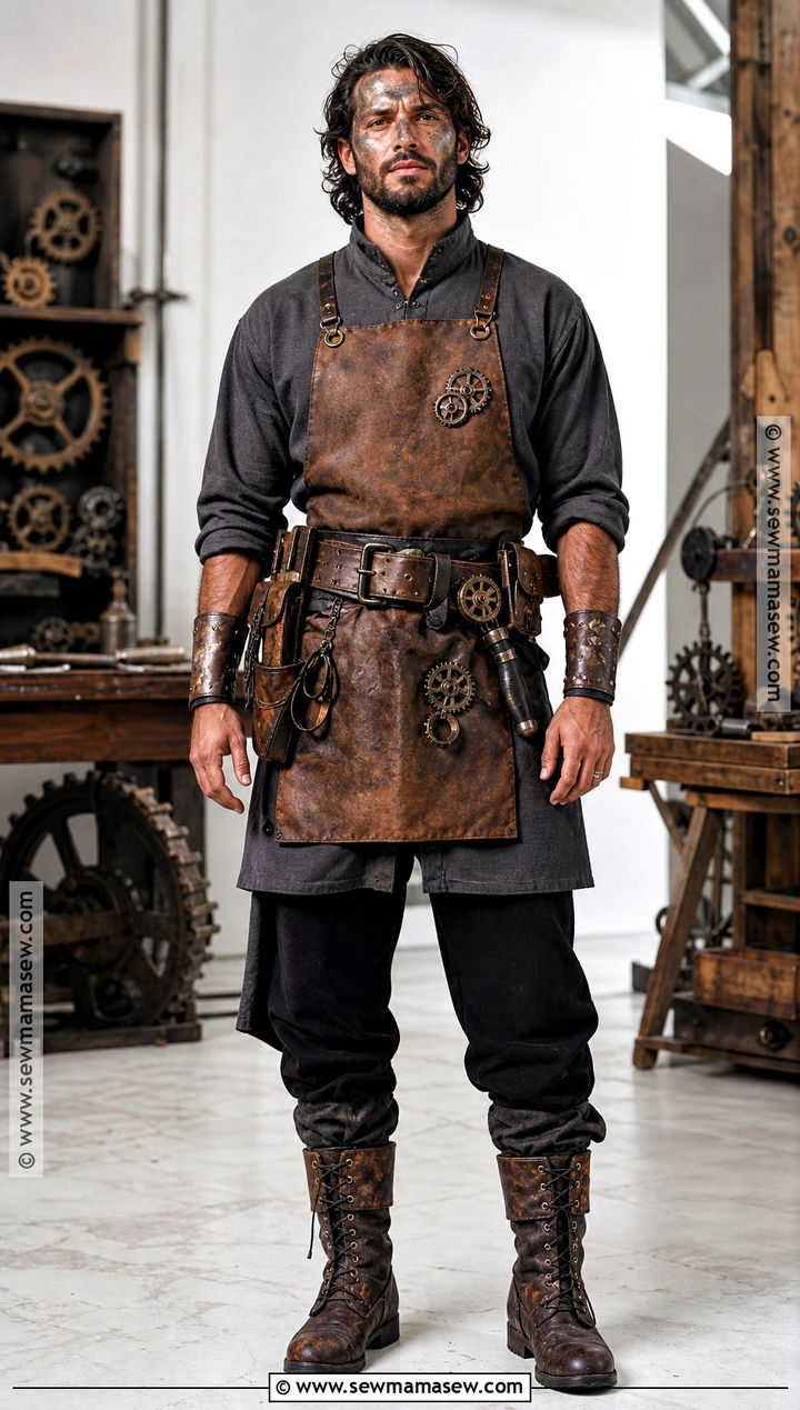 Hephaestus Greek God Costume With Bronze Apron - 30 greek gods costume ideas
