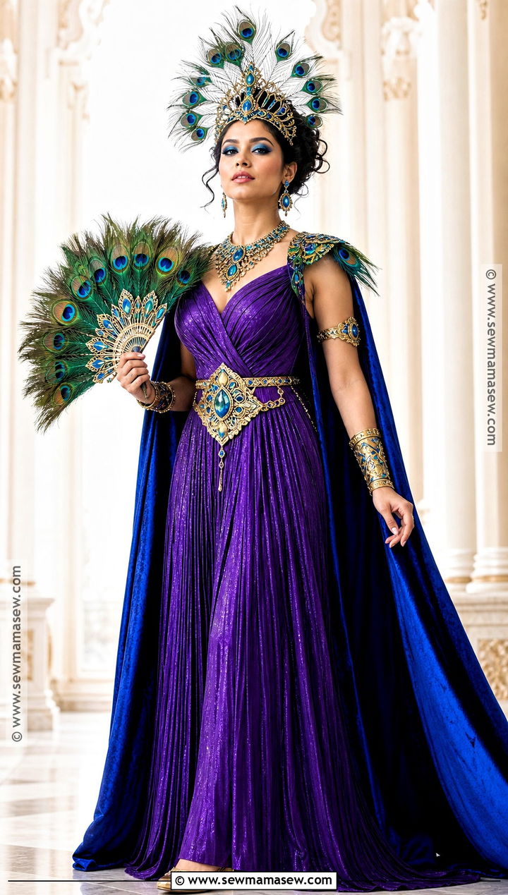 Hera Peacock Queen Costume - 50 greek goddess costume ideas