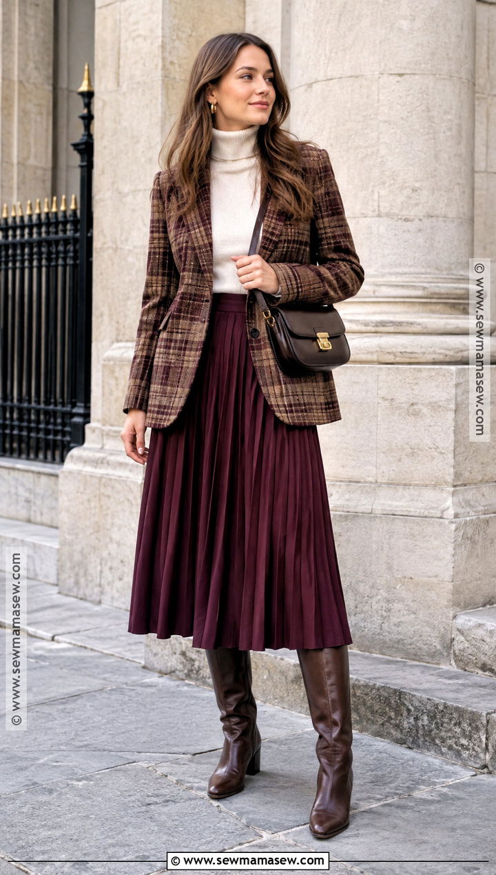 Heritage Plaid Fall Outfit - 15 fashion fall 2026 trends