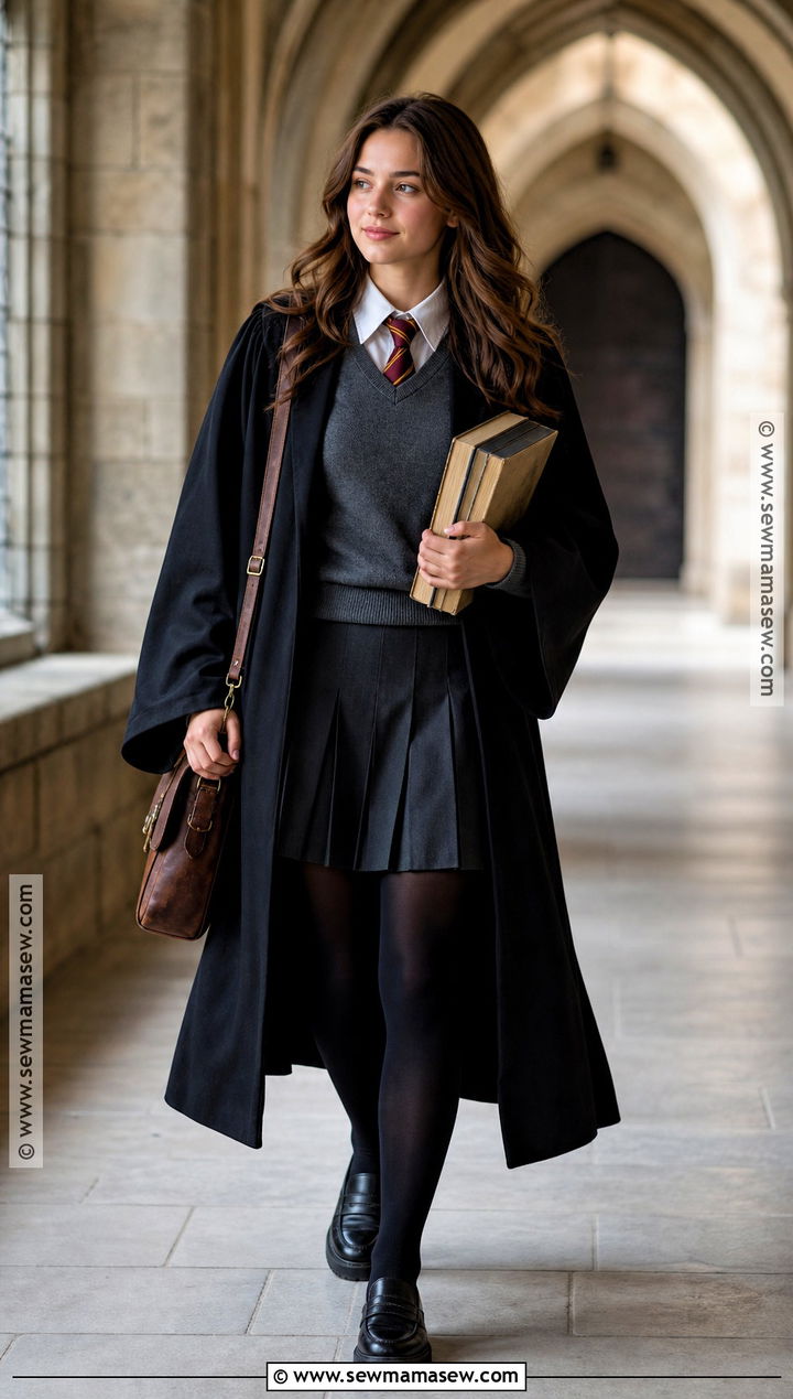 Hermione Granger Cosplay With School Uniform - 35 simple cosplay ideas